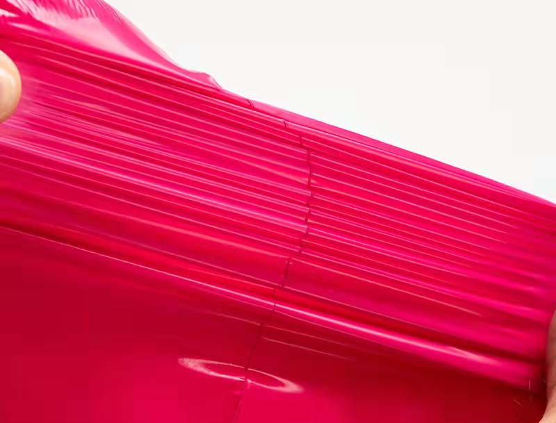 通榆玫红色快递袋-05