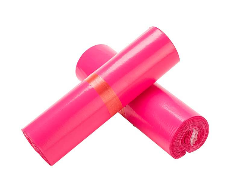 通榆玫红色快递袋-02